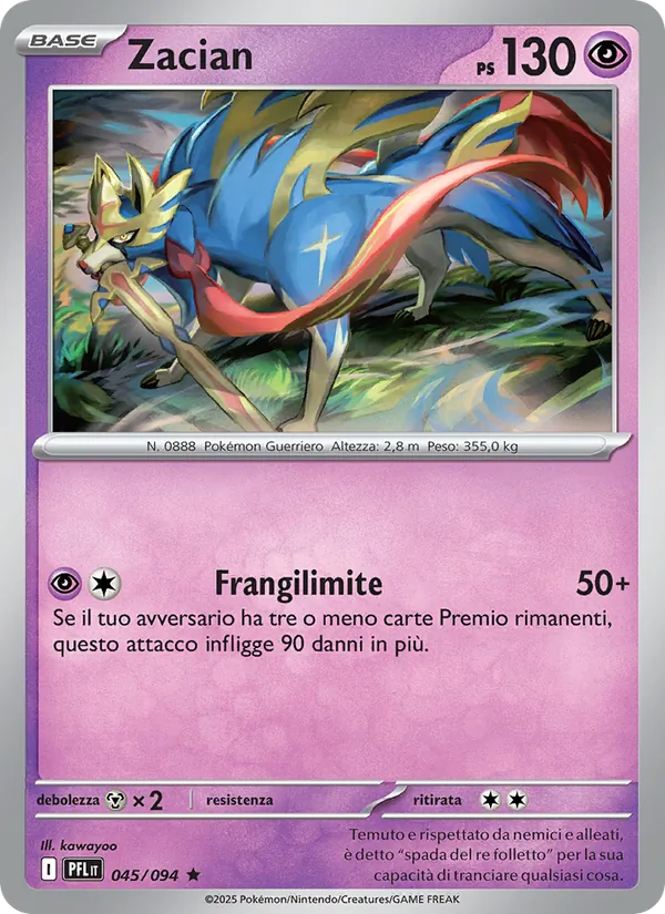 Zacian – Flamme Spettrali 45
