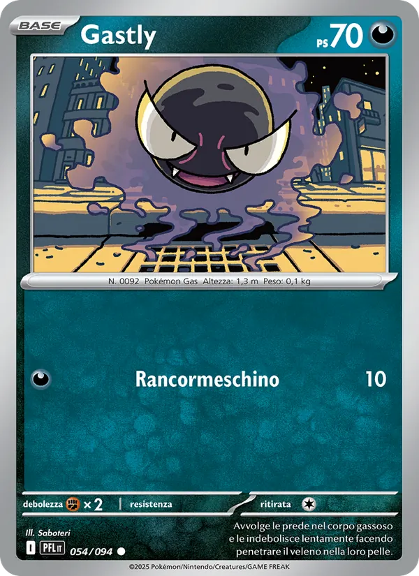 Gastly – Flamme Spettrali 54