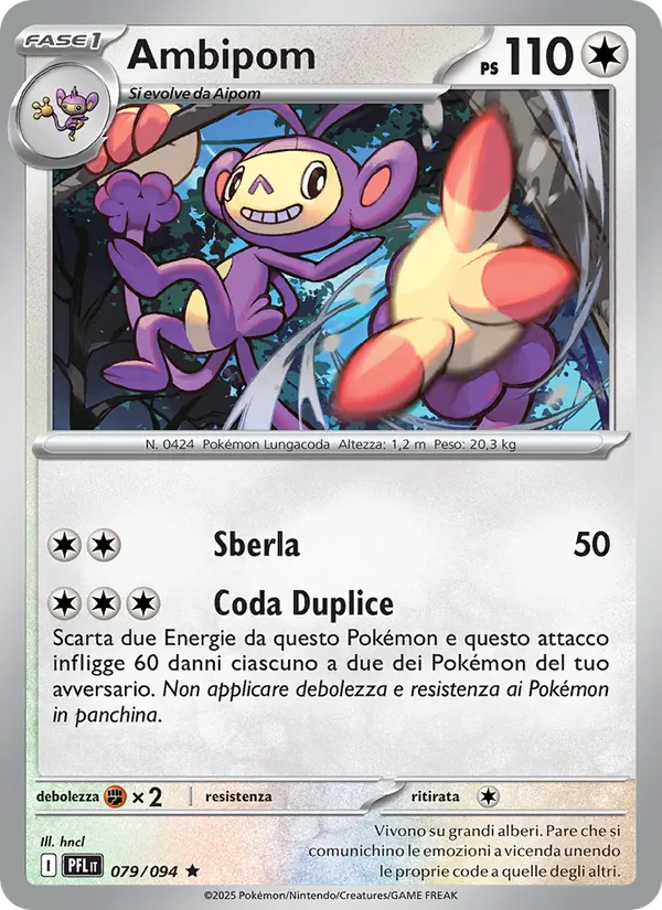 Ambipom – Flamme Spettrali 79