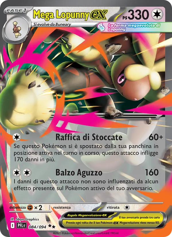 Mega Lopunny-ex – Flamme Spettrali 84