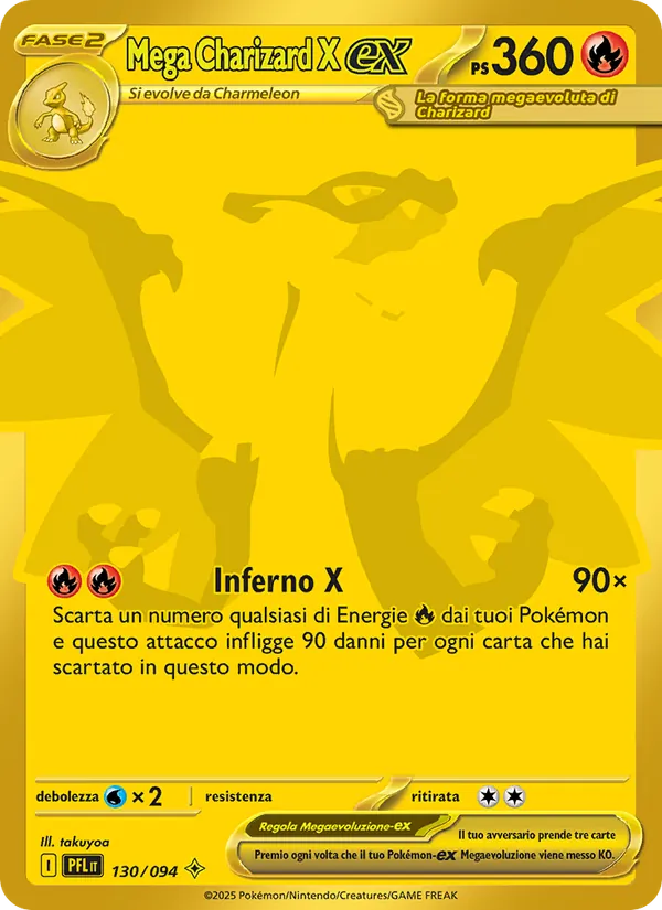 Mega Charizard X-ex – Flamme Spettrali 130