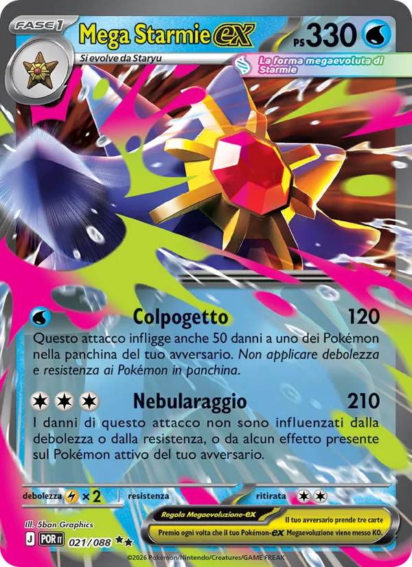Mega Starmie-ex – Equilibrio Perfetto 21