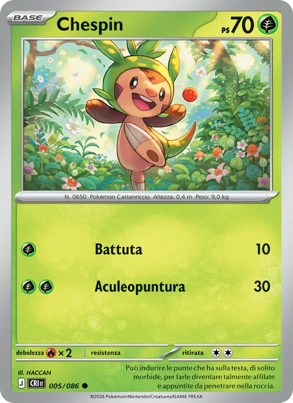 Chespin – Caos Nascente 5