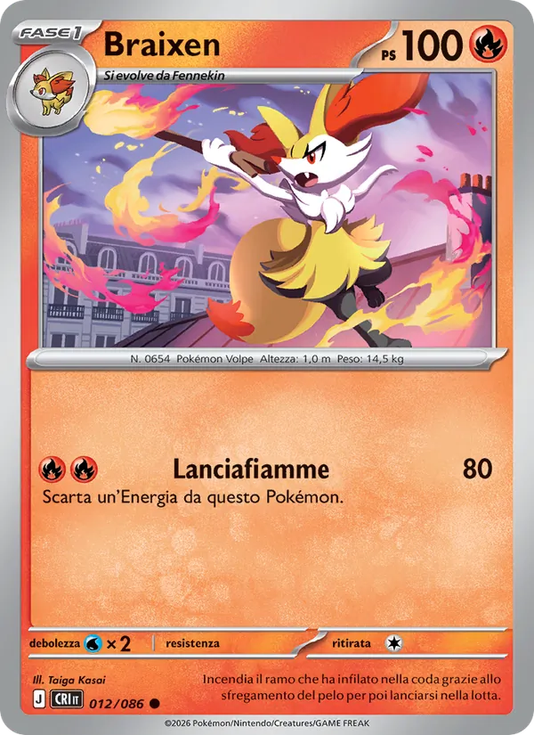 Braixen – Caos Nascente 12