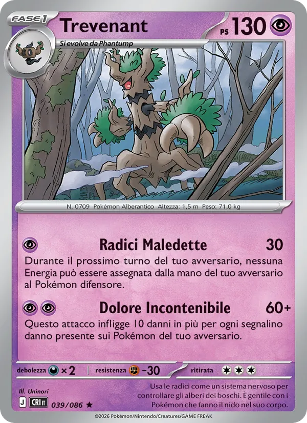 Trevenant – Caos Nascente 39
