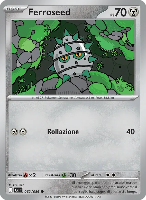 Ferroseed – Caos Nascente 62