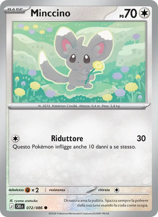 Minccino – Caos Nascente 72