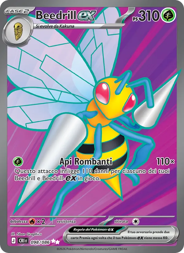 Beedrill-ex – Caos Nascente 98