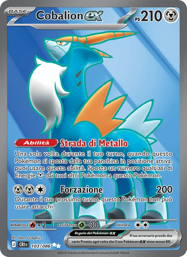 Cobalion-ex – Caos Nascente 103