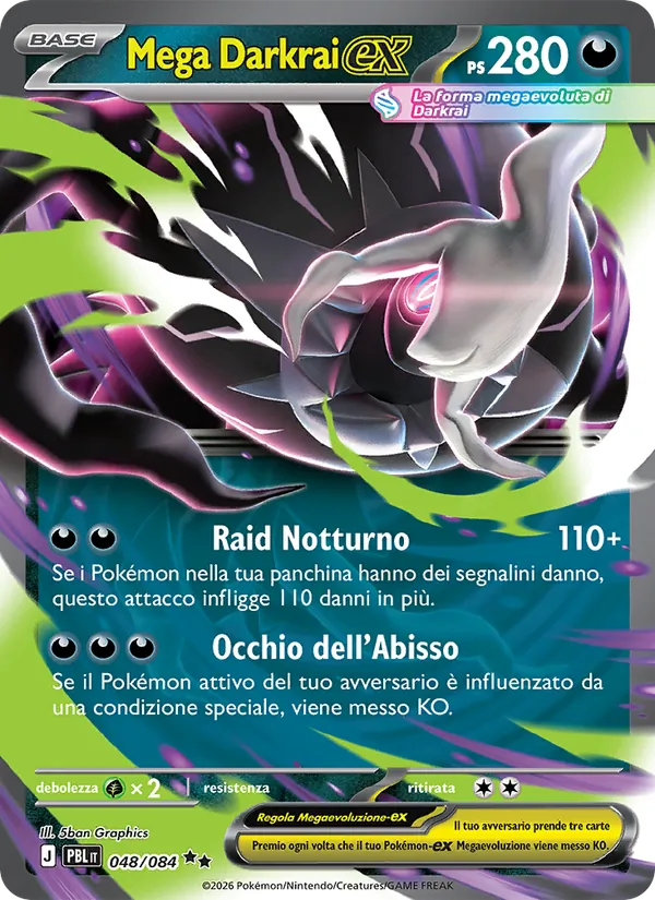 Mega Darkrai-ex – Buio Pesto 48