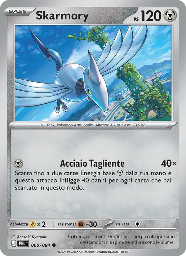Skarmory – Buio Pesto 60