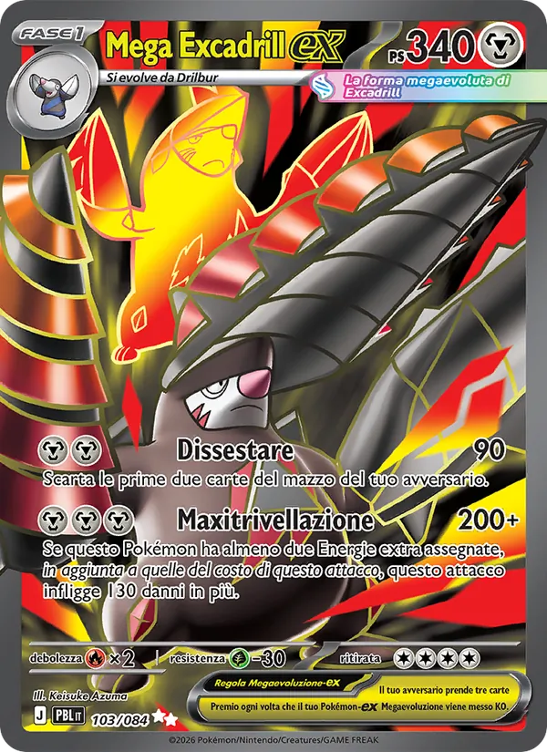 Mega Excadrill-ex – Buio Pesto 103