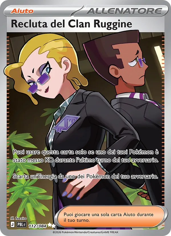 Recluta del Clan Ruggine – Buio Pesto 112