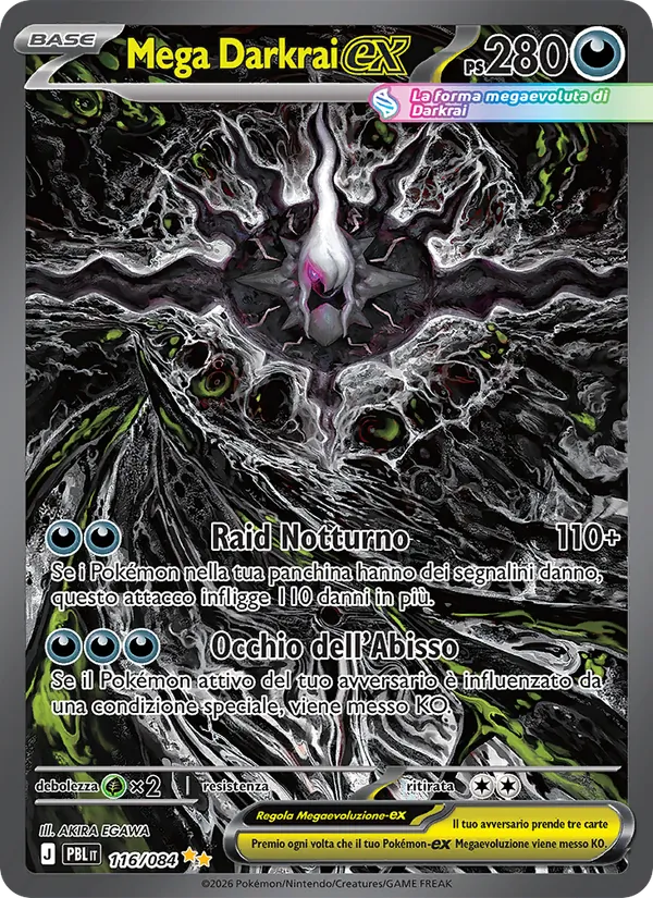 Mega Darkrai-ex – Buio Pesto 116