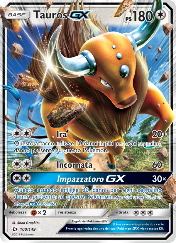 Tauros GX – Sole e Luna 100
