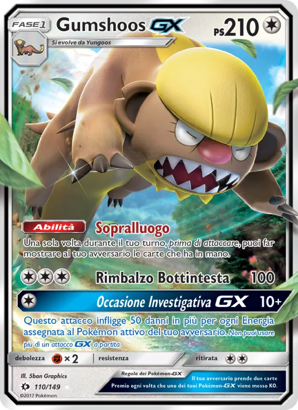 Gumshoos GX – Sole e Luna 110