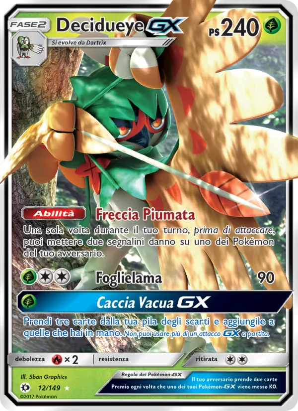 Decidueye GX – Sole e Luna 12