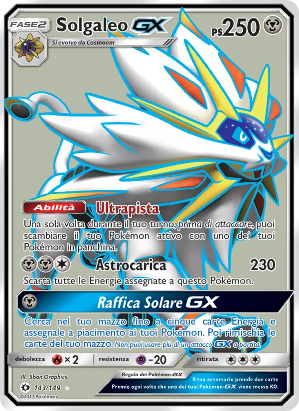 Solgaleo GX – Sole e Luna 143
