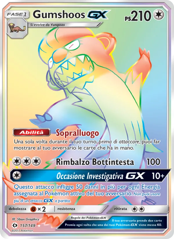 Gumshoos GX – Sole e Luna 157