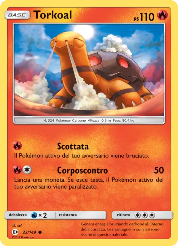 Torkoal – Sole e Luna 23