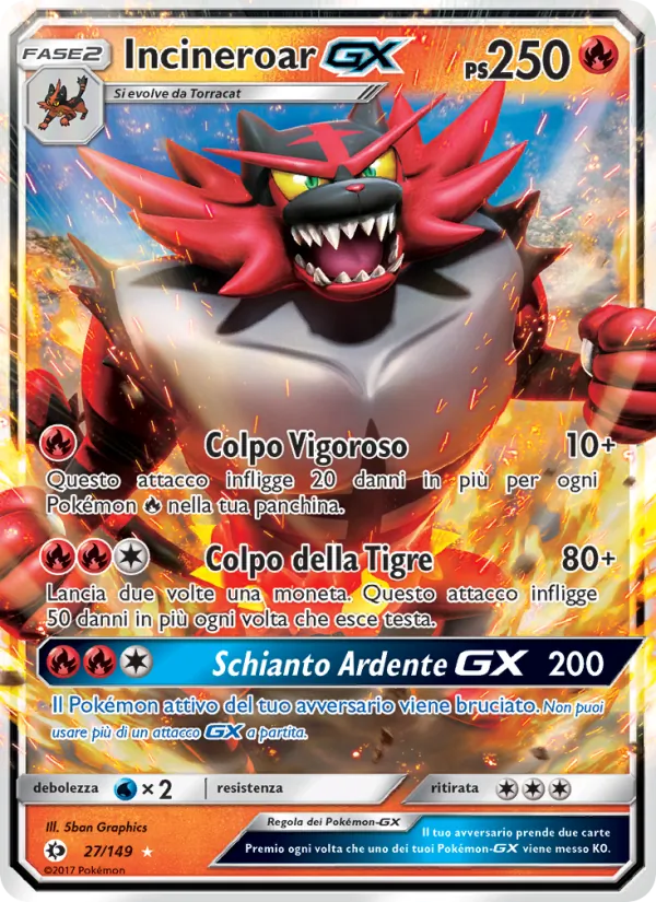 Incineroar GX – Sole e Luna 27
