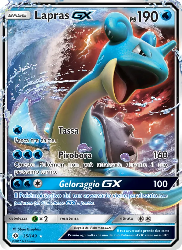 Lapras GX – Sole e Luna 35