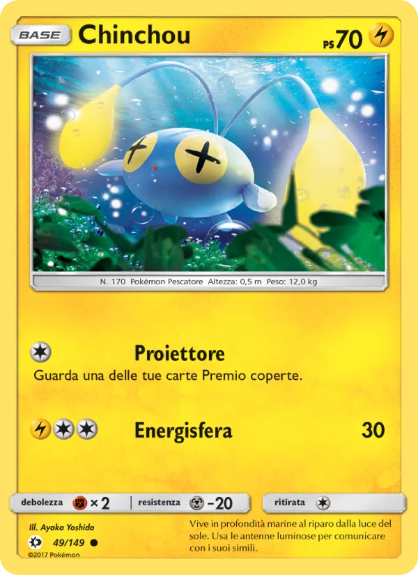 Chinchou – Sole e Luna 49