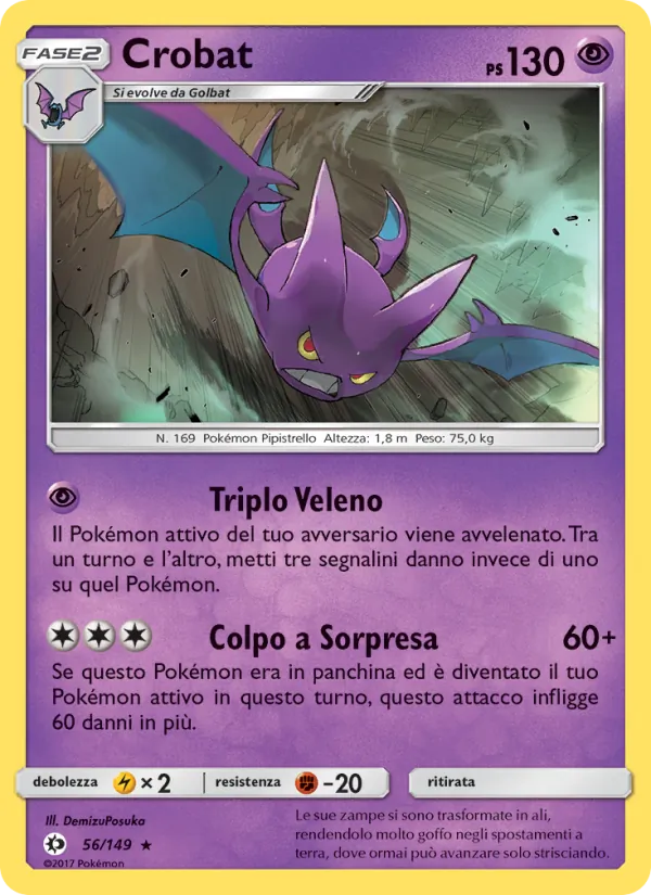 Crobat – Sole e Luna 56