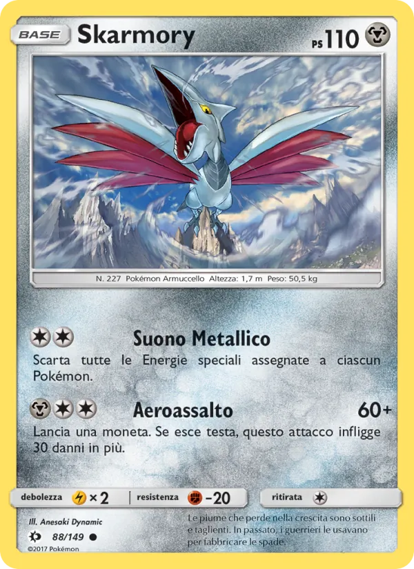 Skarmory – Sole e Luna 88