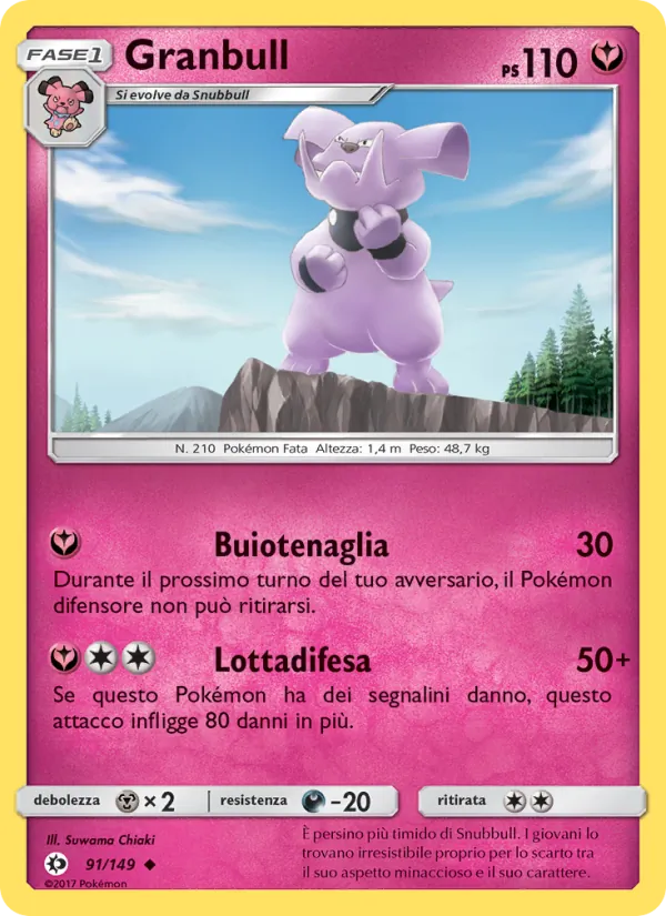 Granbull – Sole e Luna 91