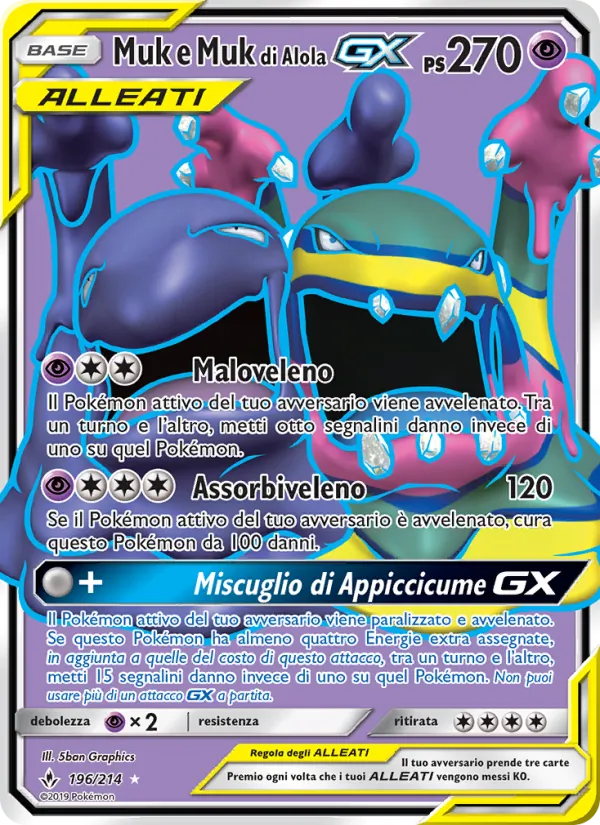Muk e Muk di Alola GX – Legami Inossidabili 196