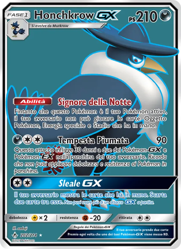 Honchkrow GX – Legami Inossidabili 202