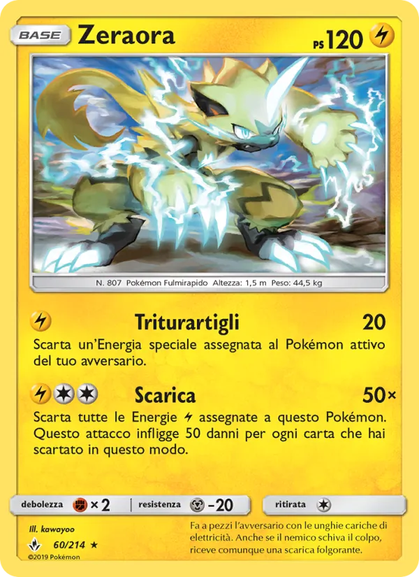 Zeraora – Legami Inossidabili 60