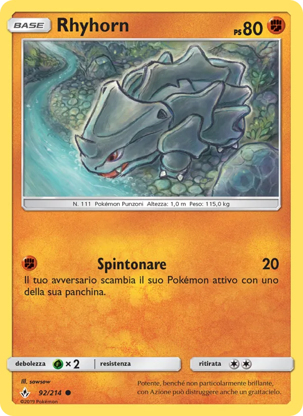 Rhyhorn – Legami Inossidabili 92