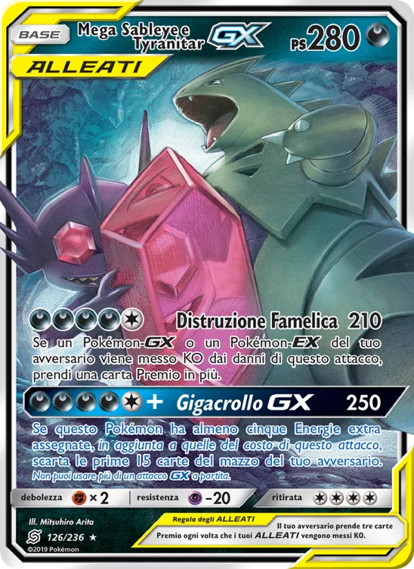 Mega Sableye e Tyranitar GX – Sintonia Mentale 126