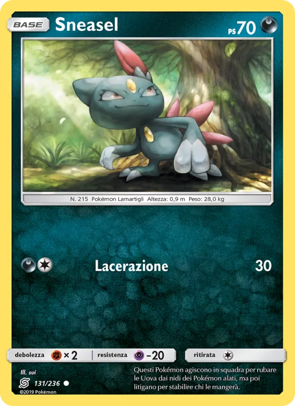 Sneasel – Sintonia Mentale 131