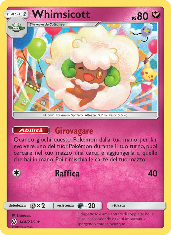 Whimsicott – Sintonia Mentale 144