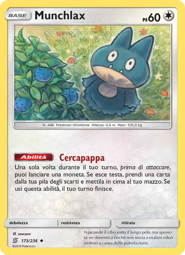 Munchlax – Sintonia Mentale 173