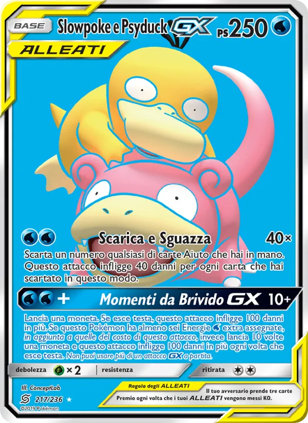 Slowpoke e Psyduck GX – Sintonia Mentale 217