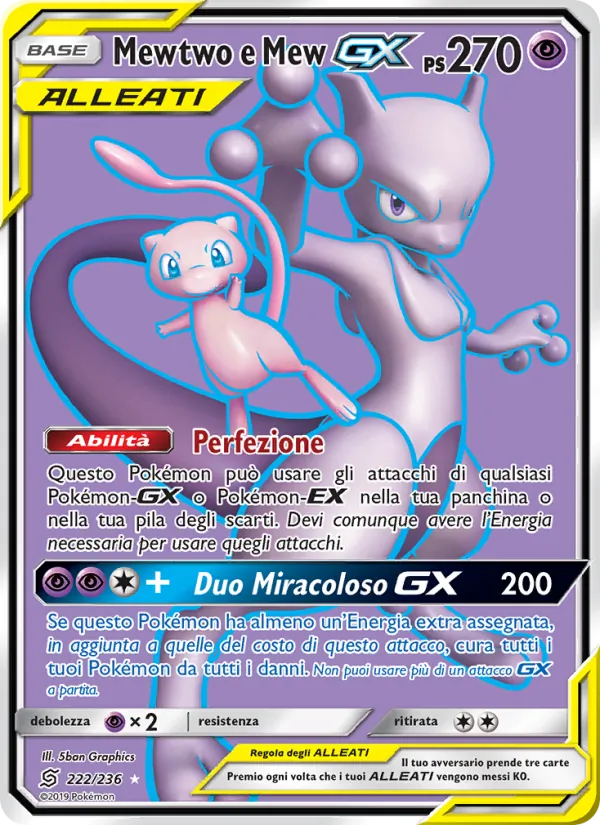 Mewtwo e Mew GX – Sintonia Mentale 222
