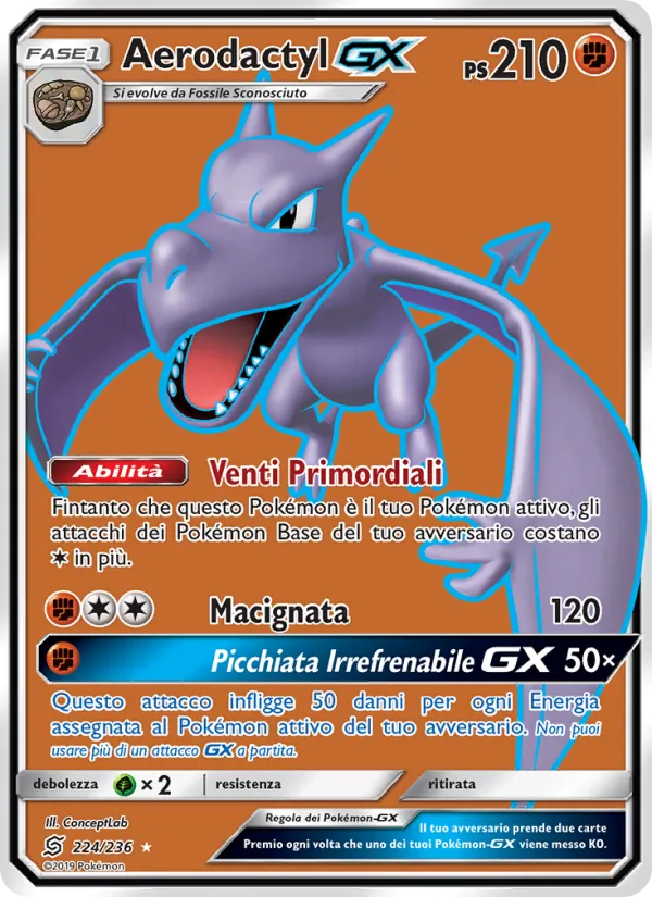 Aerodactyl GX – Sintonia Mentale 224