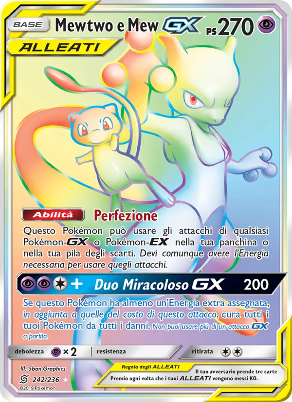 Mewtwo e Mew GX – Sintonia Mentale 242