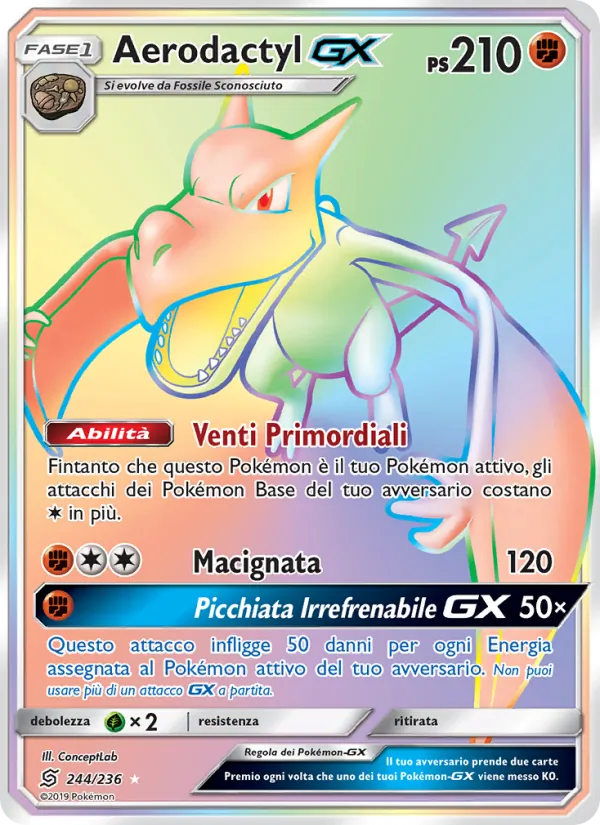 Aerodactyl GX – Sintonia Mentale 244