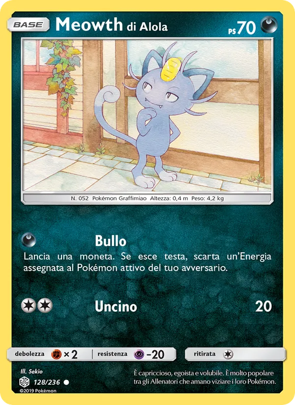 Meowth di Alola – Eclissi Cosmica 128