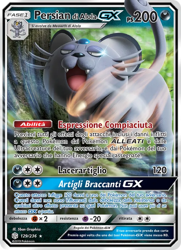 Persian di Alola GX – Eclissi Cosmica 129