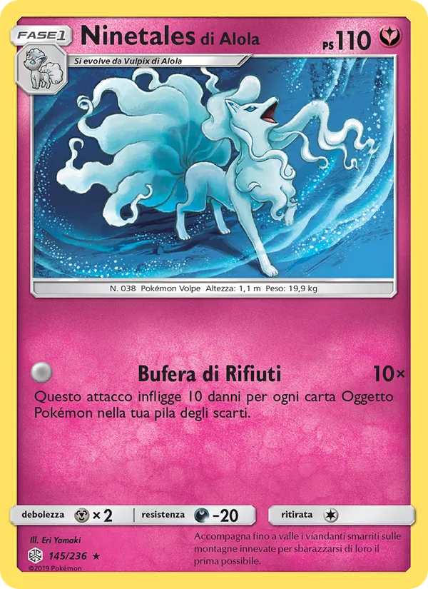 Ninetales di Alola – Eclissi Cosmica 145