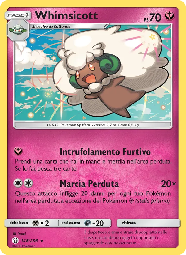 Whimsicott – Eclissi Cosmica 148