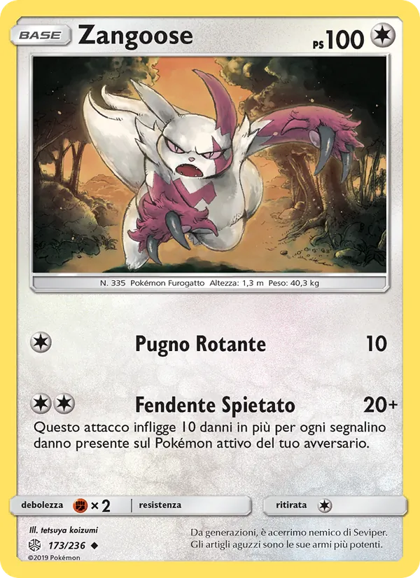 Zangoose – Eclissi Cosmica 173
