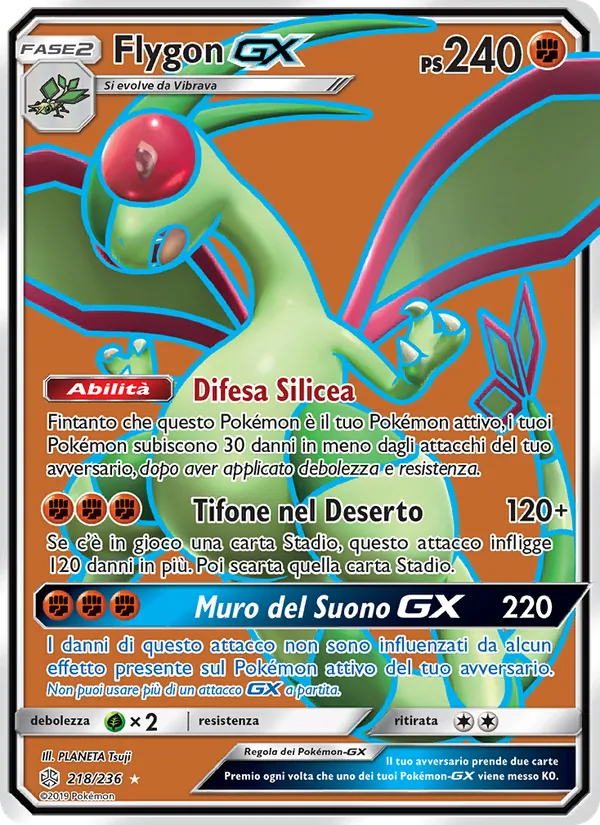 Flygon GX – Eclissi Cosmica 218