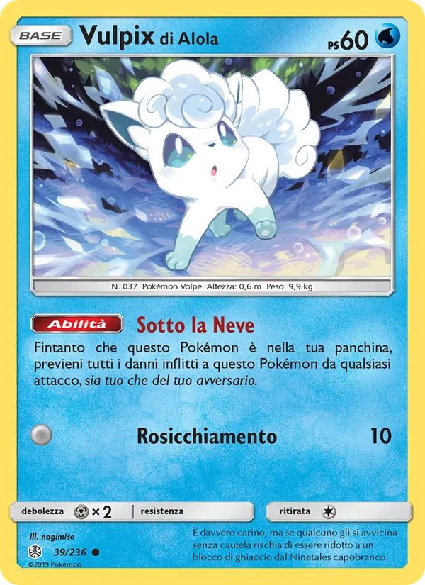 Vulpix di Alola – Eclissi Cosmica 39